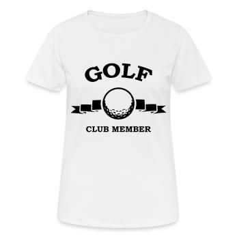 Golf Club Member - Women's Breathable T-Shirt - white - Front - AI Model Female 172 dark (172cm)