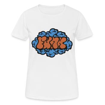 Funk Cloud - T-shirt respirant Femme - blanc - Devant - AI Model Female 172 dark (172cm)