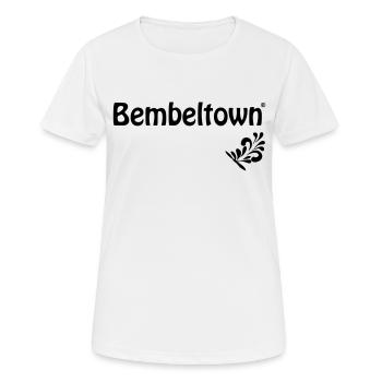 Bembeltown Haute Couture - Frauen T-Shirt atmungsaktiv - Weiß - Vorne - AI Model Female 172 dark (172cm)