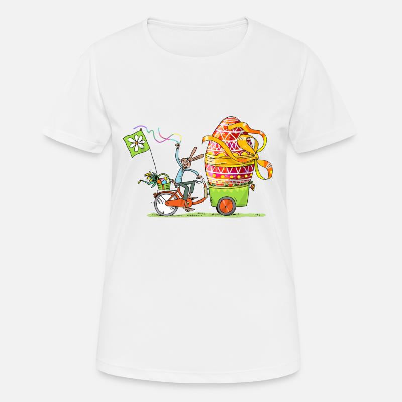 Easter Bunny - Women's Breathable T-Shirt - white