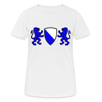 zürich - T-shirt respirant Femme - blanc - Devant - AI Model Female 172 dark (172cm)