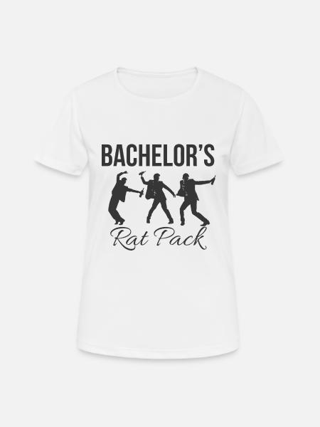 Bachelor & Bachelorette Party Shirt Gift - Women's Breathable T-Shirt - white