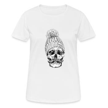 bommelbart - Frauen T-Shirt atmungsaktiv - Weiß - Vorne - AI Model Female 172 dark (172cm)