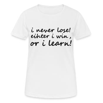 motivation - Women's Breathable T-Shirt - white - Front - AI Model Female 172 dark (172cm)