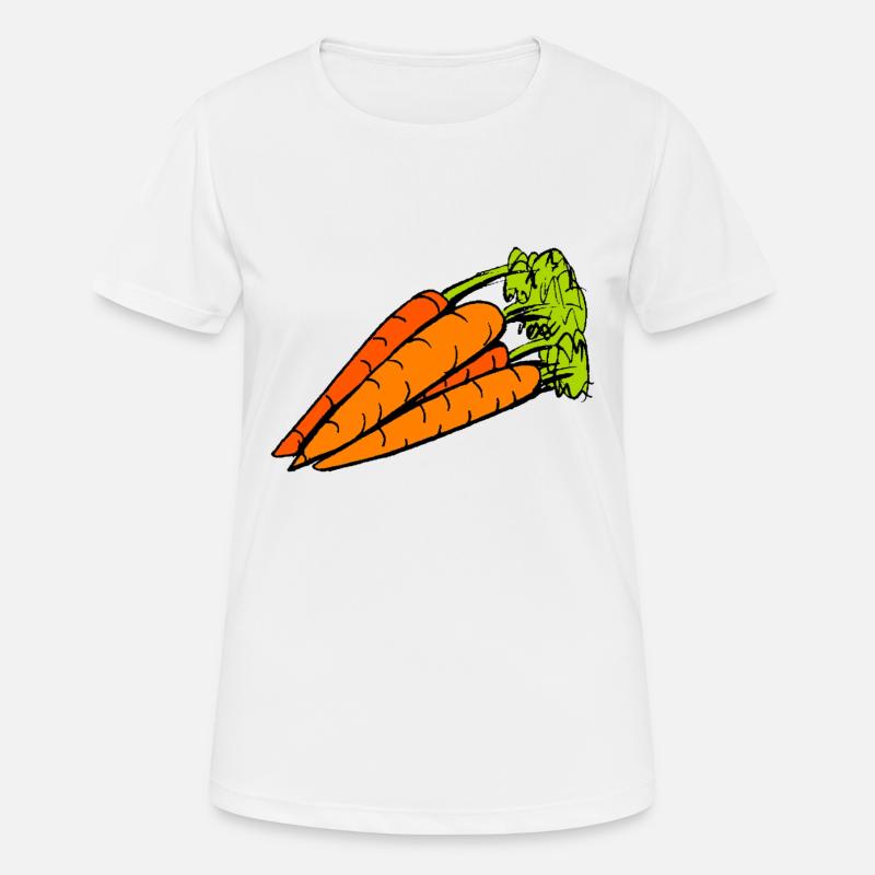 carrots - Women's Breathable T-Shirt - white