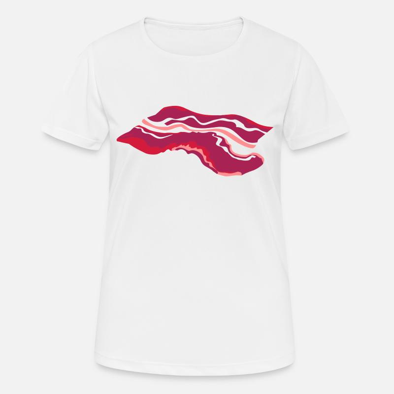 bacon - Women's Breathable T-Shirt - white