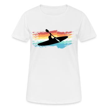 Kayak - Women's Breathable T-Shirt - white - Front - AI Model Female 172 dark (172cm)