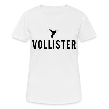 VOLLISTER - T-shirt respirant Femme - blanc - Devant - AI Model Female 172 dark (172cm)