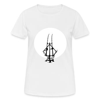 Carp Angler Carp fishing Carp Fisherman Carp - Women's Breathable T-Shirt - white - Front - AI Model Female 172 dark (172cm)