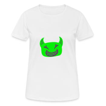 Diable vert - T-shirt respirant Femme - blanc - Devant - AI Model Female 172 dark (172cm)