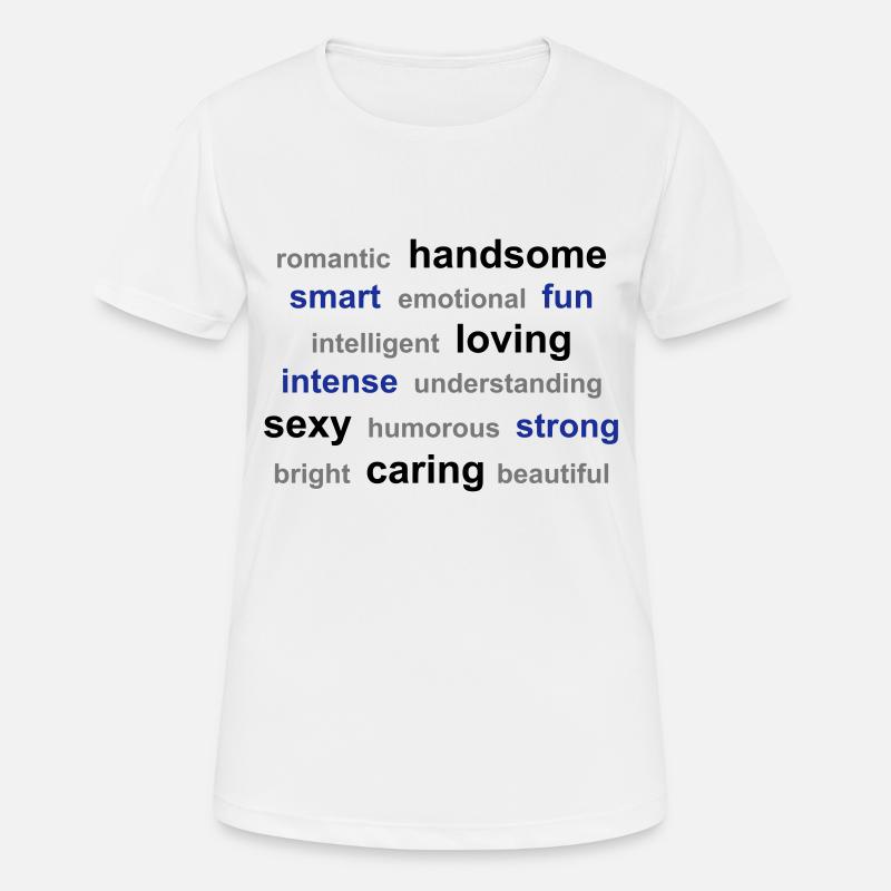 word cloud - Women's Breathable T-Shirt - white