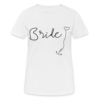 team bride anker herz2 - Frauen T-Shirt atmungsaktiv - Weiß - Vorne - AI Model Female 172 dark (172cm)