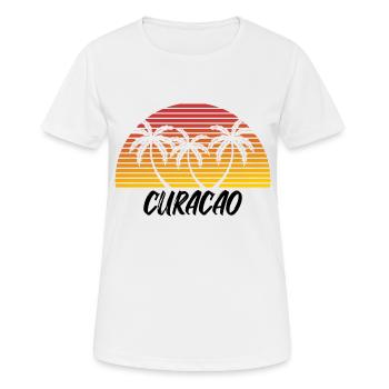 Curacao - Women's Breathable T-Shirt - white - Front - AI Model Female 172 dark (172cm)