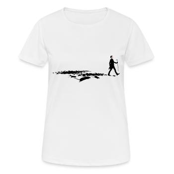- Ratten! - Frauen T-Shirt atmungsaktiv - Weiß - Vorne - AI Model Female 172 dark (172cm)
