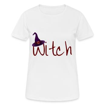 Sorcière - T-shirt respirant Femme - blanc - Devant - AI Model Female 172 dark (172cm)