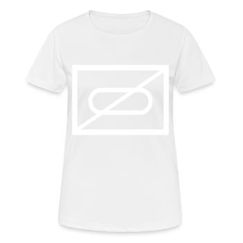 Panneau tactique de reconnaissance de chars Bundeswehr - T-shirt respirant Femme - blanc - Devant - AI Model Female 172 dark (172cm)