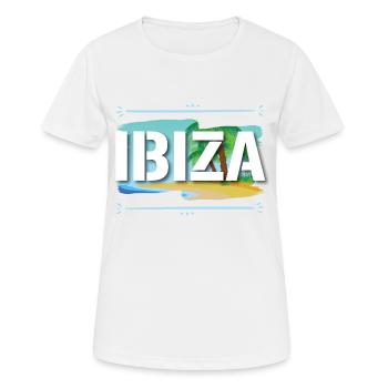 Ibiza - T-shirt respirant Femme - blanc - Devant - AI Model Female 172 dark (172cm)