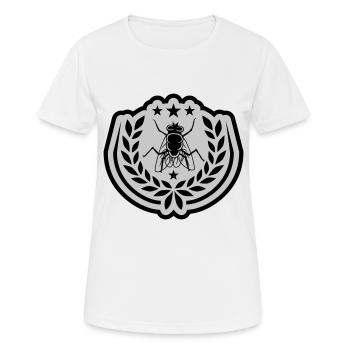 Design Housefly Stars Laurel Wreath - Women's Breathable T-Shirt - white - Front - AI Model Female 172 dark (172cm)