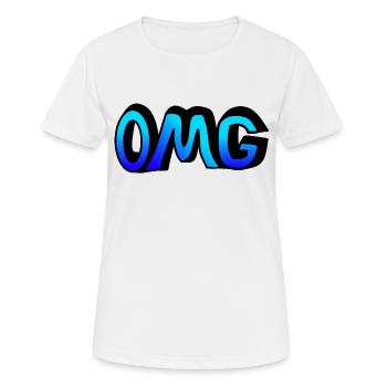 OMG / Oh my Good / Kunst - Frauen T-Shirt atmungsaktiv - Weiß - Vorne - AI Model Female 172 dark (172cm)