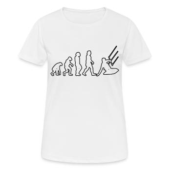Kitesurfer Windsurfer Surf Windsurfing Cadeau - T-shirt respirant Femme - blanc - Devant - AI Model Female 172 dark (172cm)
