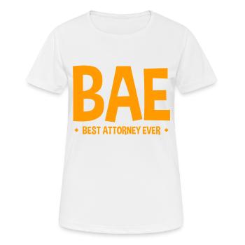 Bae Best Attorney Ever 2 - Women's Breathable T-Shirt - white - Front - AI Model Female 172 dark (172cm)