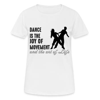 Dancing Dance Music - Women's Breathable T-Shirt - white - Front - AI Model Female 172 dark (172cm)