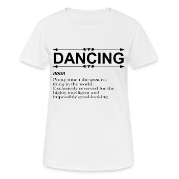 Dancing Dance Music - Women's Breathable T-Shirt - white - Front - AI Model Female 172 dark (172cm)