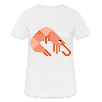 Meerestiere - Frauen T-Shirt atmungsaktiv - Weiß - Vorne - AI Model Female 172 dark (172cm)
