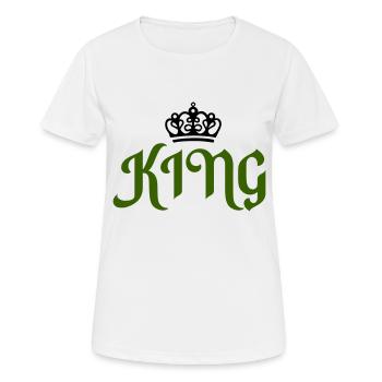Roi - T-shirt respirant Femme - blanc - Devant - AI Model Female 172 dark (172cm)