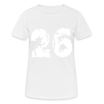 26 Number Jersey - Women's Breathable T-Shirt - white - Front - AI Model Female 172 dark (172cm)