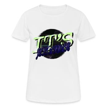 Conspiracy Bday Spaceship Gift Idée Présente - T-shirt respirant Femme - blanc - Devant - AI Model Female 172 dark (172cm)