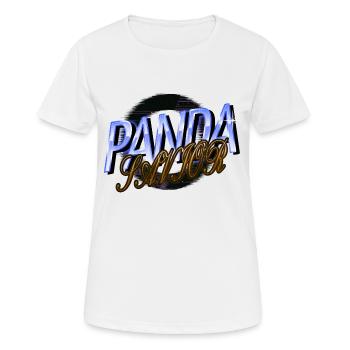 humor animal print animal protection quote panda - Frauen T-Shirt atmungsaktiv - Weiß - Vorne - AI Model Female 172 dark (172cm)