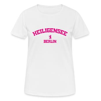 Heiligensee - Reinickendorf - Berlin - Deutschland - Frauen T-Shirt atmungsaktiv - Weiß - Vorne - AI Model Female 172 dark (172cm)