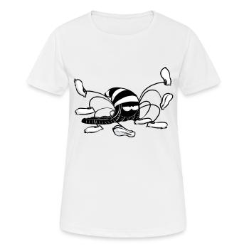 Beth l'araignée -Rasta Spider (version sans texte) - T-shirt respirant Femme - blanc - Devant - AI Model Female 172 dark (172cm)