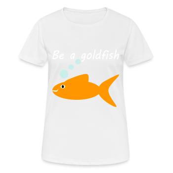 Soyez un poisson rouge - T-shirt respirant Femme - blanc - Devant - AI Model Female 172 dark (172cm)
