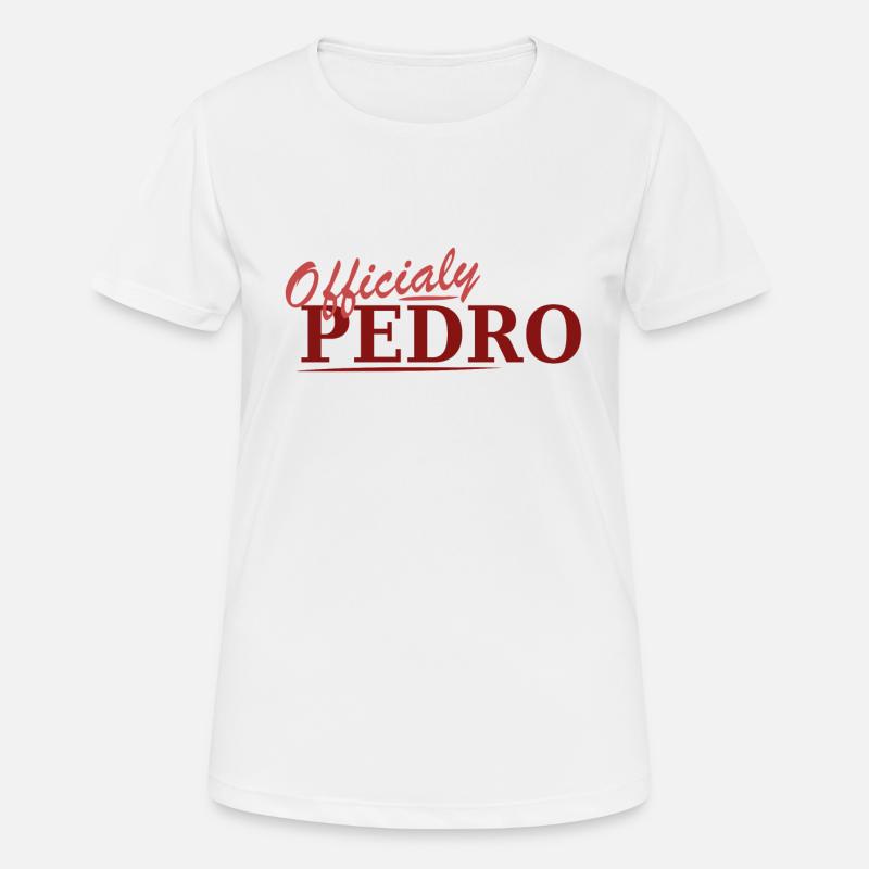 Officialy Pedro - Women's Breathable T-Shirt - white