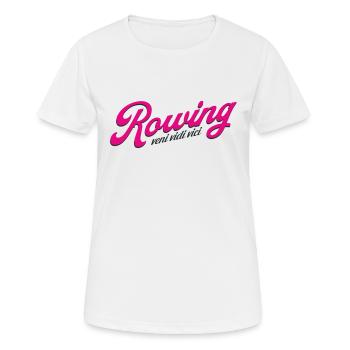 Rowing - veni vidi vici - Rowing Rower Rower - Women's Breathable T-Shirt - white - Front - AI Model Female 172 dark (172cm)