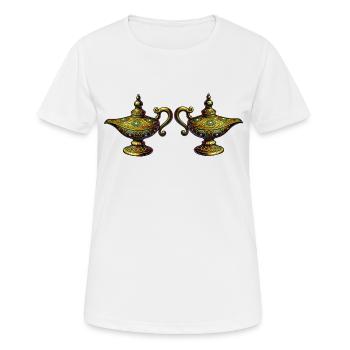Lampe - T-shirt respirant Femme - blanc - Devant - AI Model Female 172 dark (172cm)