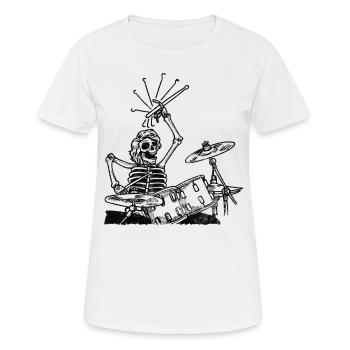 batterie - T-shirt respirant Femme - blanc - Devant - AI Model Female 172 dark (172cm)