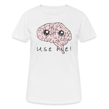 Brain Anatomy - Women's Breathable T-Shirt - white - Front - AI Model Female 172 dark (172cm)
