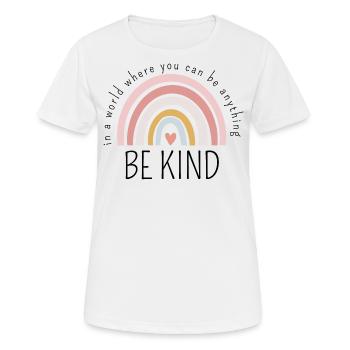 SOYEZ GENTIL - T-shirt respirant Femme - blanc - Devant - AI Model Female 172 dark (172cm)