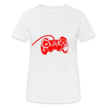 Gamer - Women's Breathable T-Shirt - white - Front - AI Model Female 172 dark (172cm)