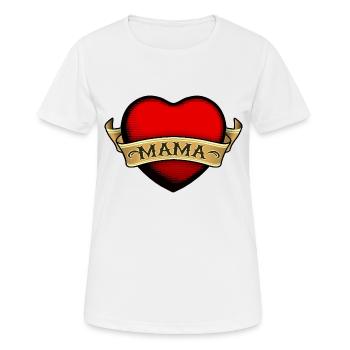 comes des design fête - T-shirt respirant Femme - blanc - Devant - AI Model Female 172 dark (172cm)