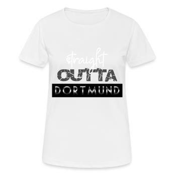 Dortmund - T-shirt respirant Femme - blanc - Devant - AI Model Female 172 dark (172cm)