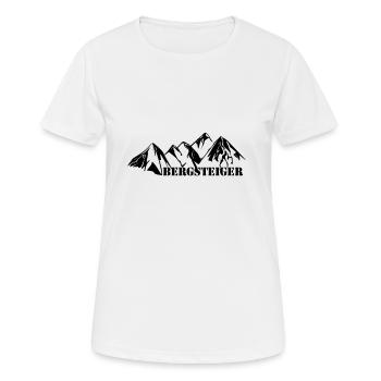 Alpinistes - T-shirt respirant Femme - blanc - Devant - AI Model Female 172 dark (172cm)