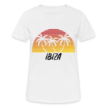 Ibiza - T-shirt respirant Femme - blanc - Devant - AI Model Female 172 dark (172cm)