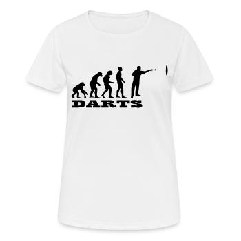 Darts Dart - Frauen T-Shirt atmungsaktiv - Weiß - Vorne - AI Model Female 172 dark (172cm)