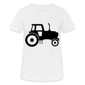 Tractor - Women's Breathable T-Shirt - white - Front - AI Model Female 172 dark (172cm)