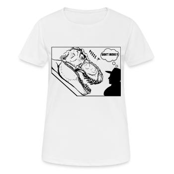 Don 't move!! - Frauen T-Shirt atmungsaktiv - Weiß - Vorne - AI Model Female 172 dark (172cm)