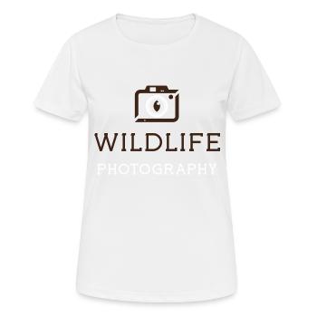 Wildlife - Frauen T-Shirt atmungsaktiv - Weiß - Vorne - AI Model Female 172 dark (172cm)